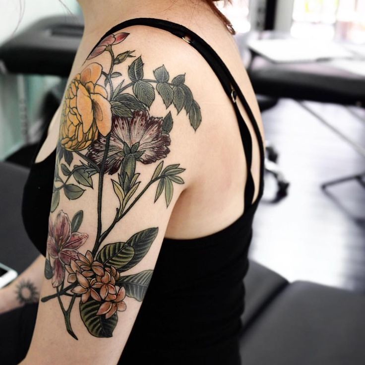 Carnation Flowers Tattoos (10)