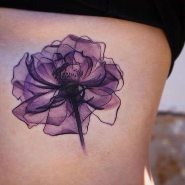 Carnation Flowers Tattoos (8)