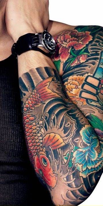 Demon Sleeve Tattoo