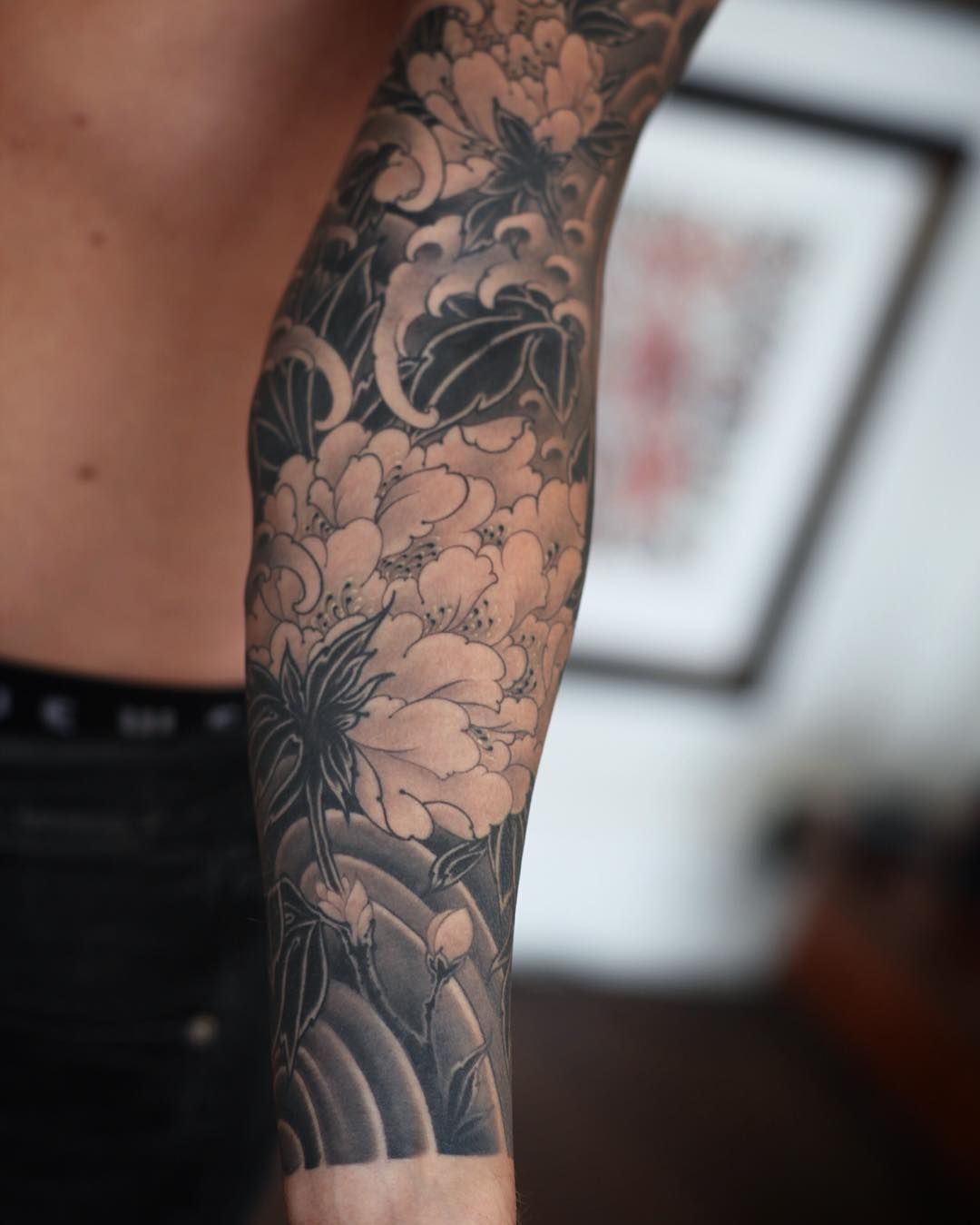 Flower Tattoos Upper Arm Shoulder