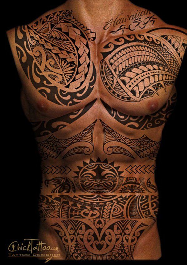 Hawaiian Tiki God Tattoos (10)