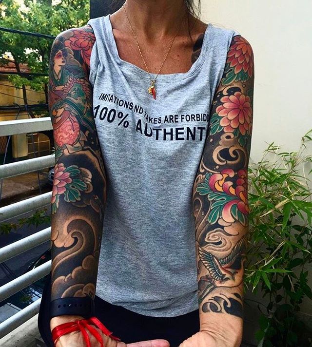 Japanese Arm Sleeve Tattoo