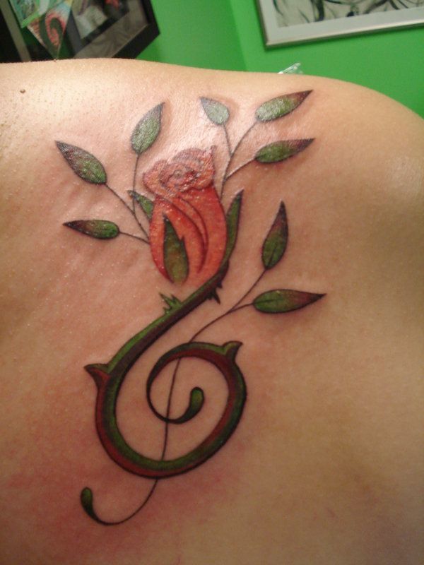 Music Note Tattoos Behind Ear Meaning (1)