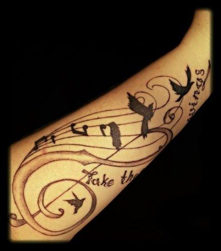Music Note Tattoos Meaning (3)