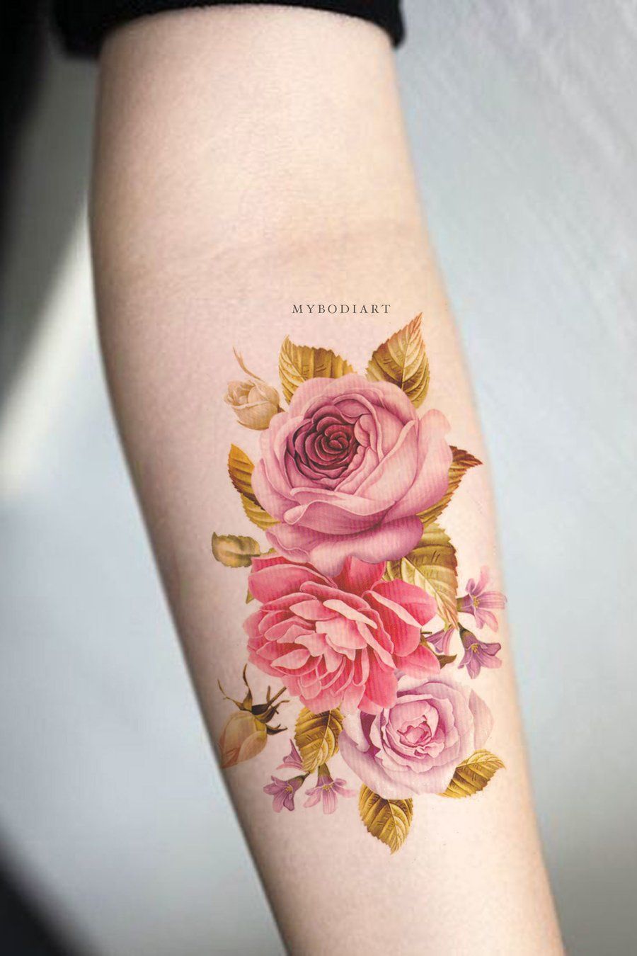 Purple Carnation Tattoo (4)