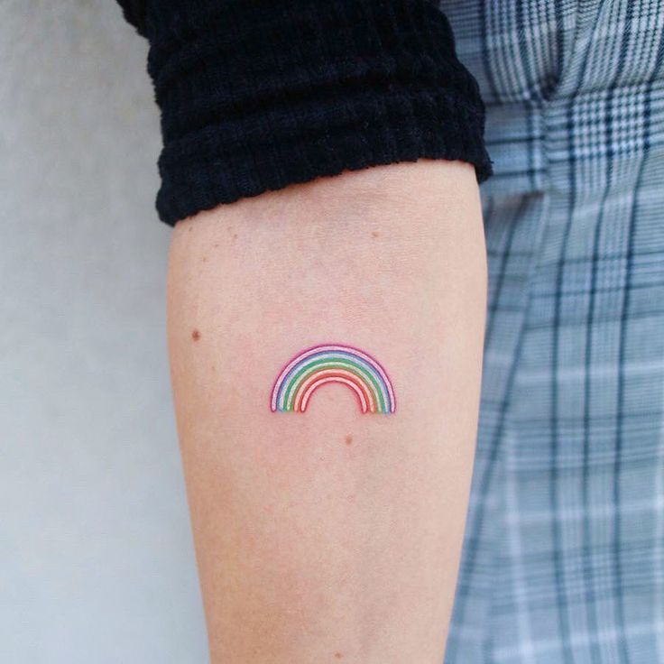 Rainbow Tattoo Designs (101)