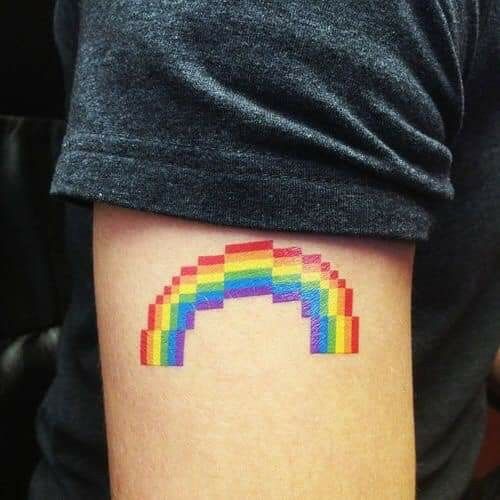 Rainbow Tattoo Designs (103)