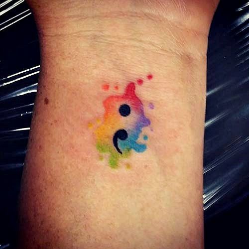 Rainbow Tattoo Designs (42)