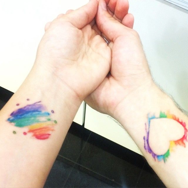 Rainbow Tattoo Designs (50)