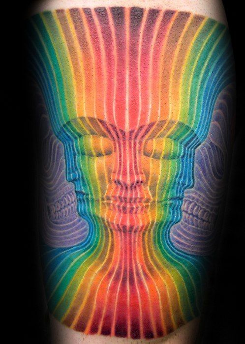 Rainbow Tattoo Designs (58)