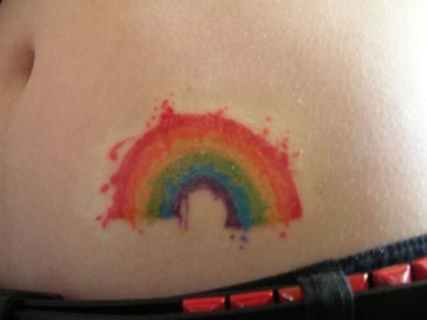 Rainbow Tattoo Designs (91)