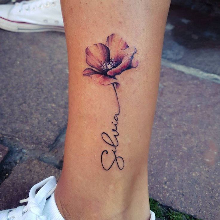 Rose And Carnation Tattoo (11)