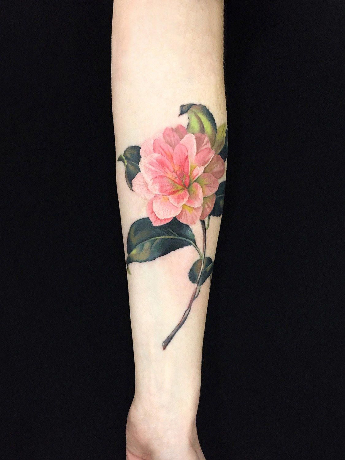 Rose And Carnation Tattoo (9)