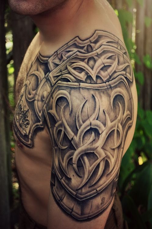 Shoulder Neck Tattoos (4)
