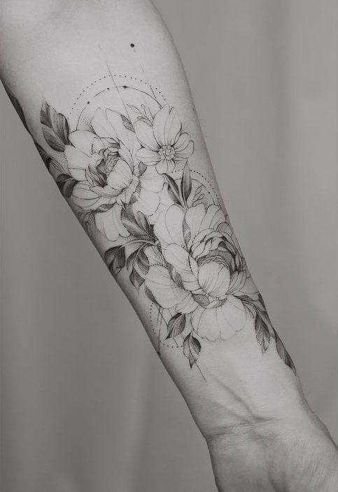Small Carnation Tattoo (11)