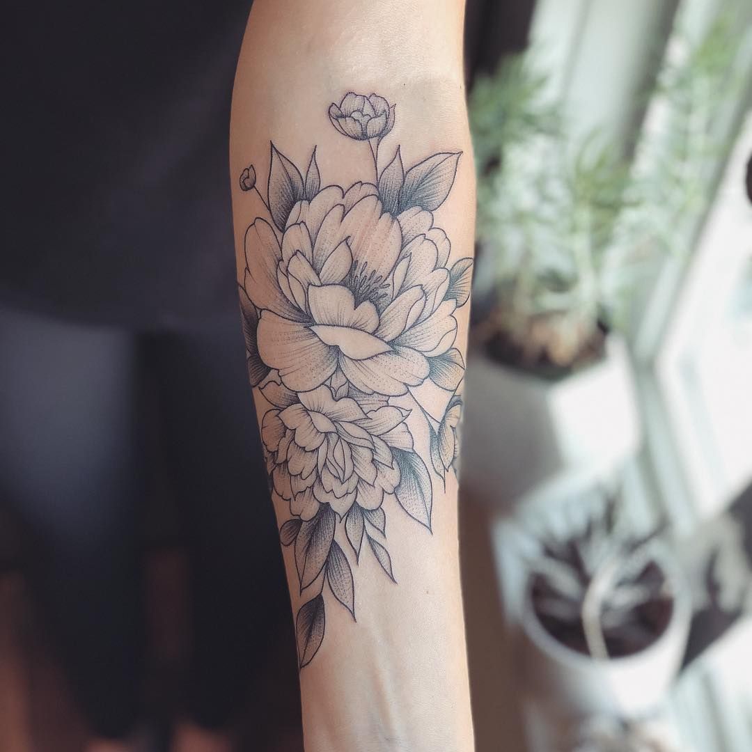 Small Carnation Tattoo (3)