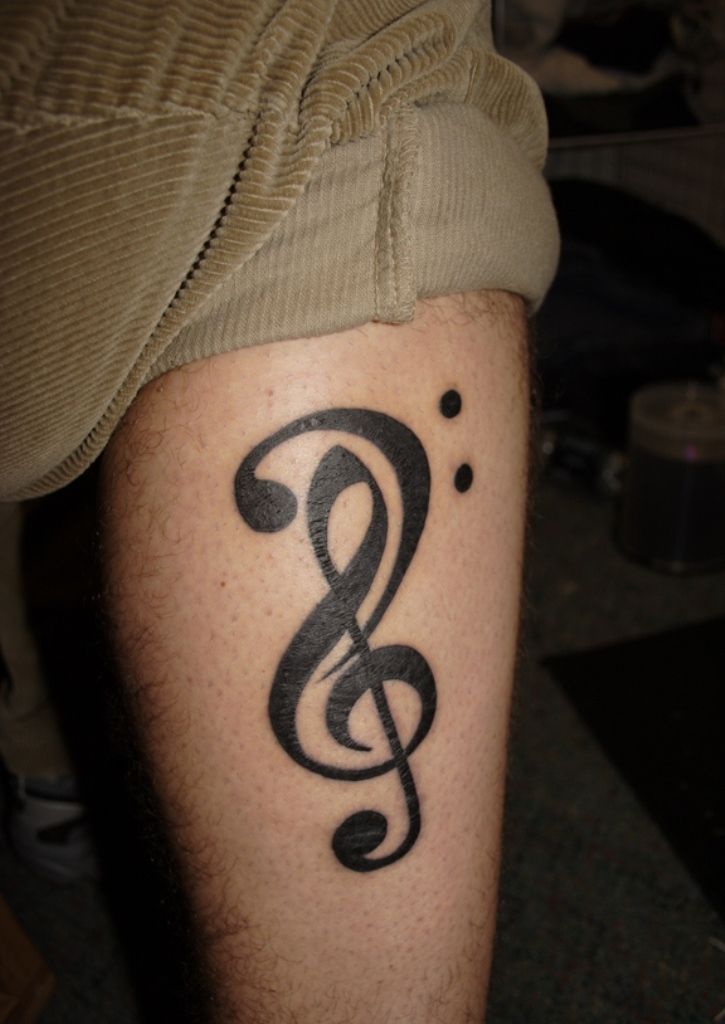 Treble Clef Tattoo Meaning (2)