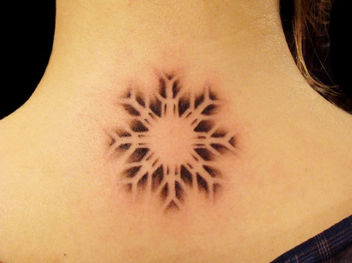 Tribal Snowflake Tattoo (1)