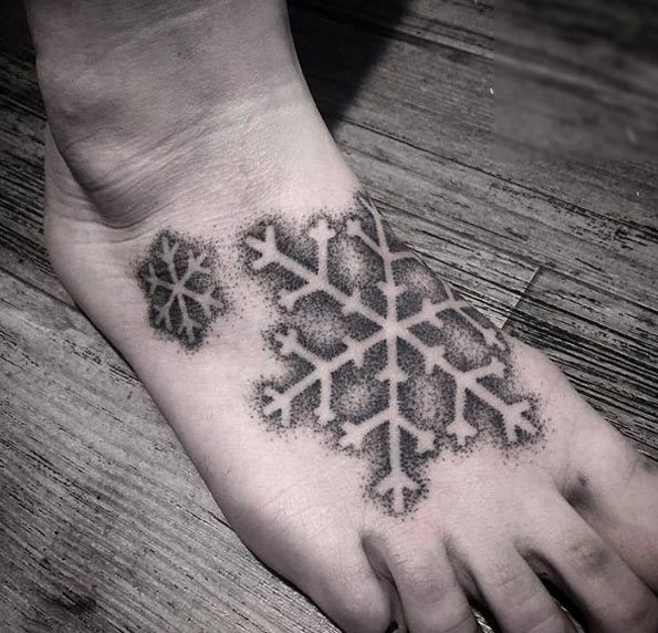 Tribal Snowflake Tattoo (10)