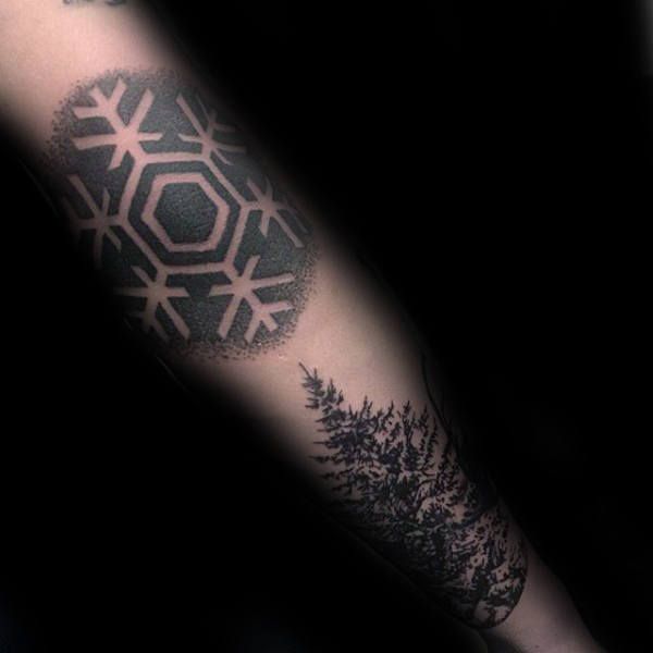 Tribal Snowflake Tattoo (9)