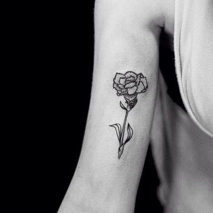 White Carnation Tattoos (8)