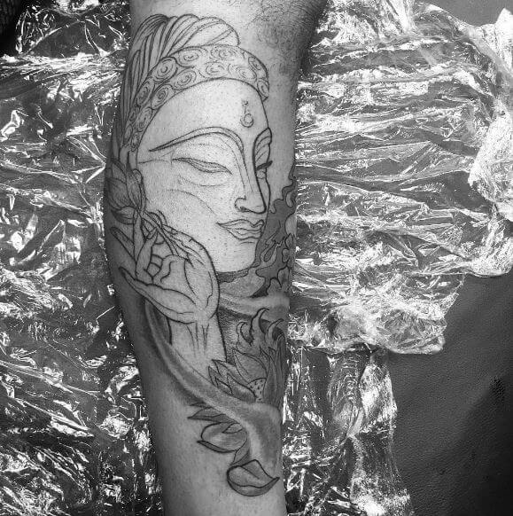 Buddha Tattoo On Arm 11