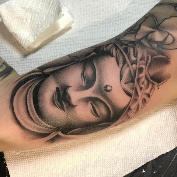 Buddha Tattoo On Arm 23