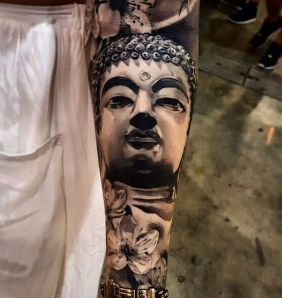 Buddha Tattoo On Arm 25