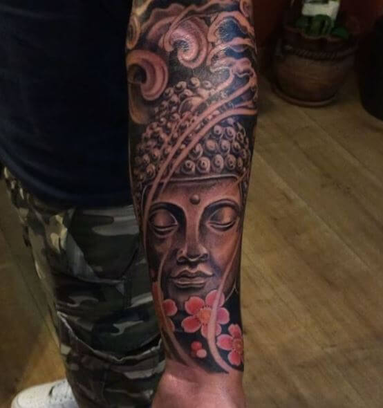 Buddha Tattoo On Arm 26