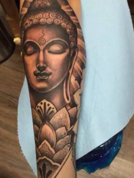 Buddha Tattoo On Arm 29
