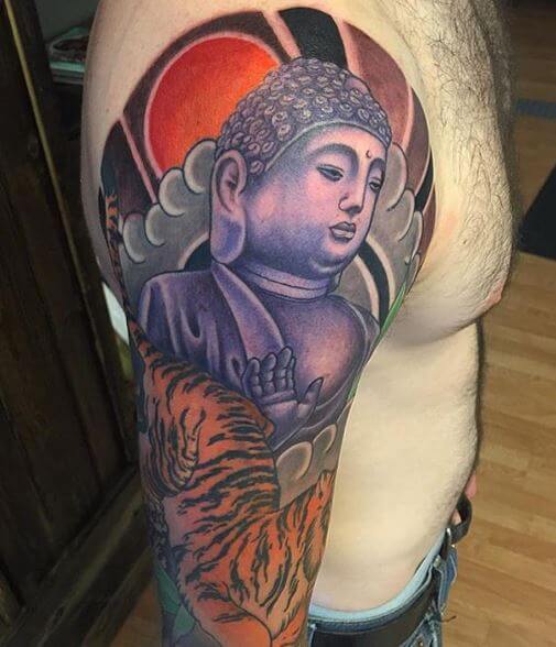 Buddha Tattoo On Arm 30