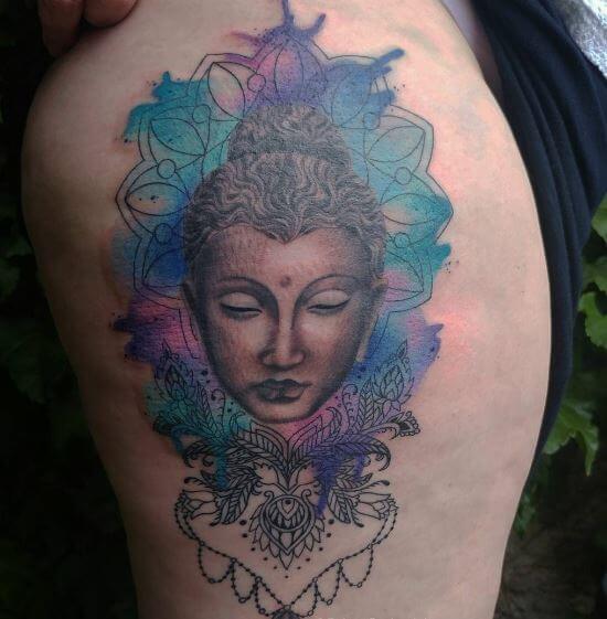 Buddha Tattoo On Arm 32
