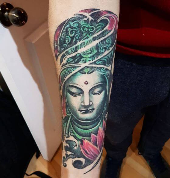 Buddha Tattoo On Arm 36
