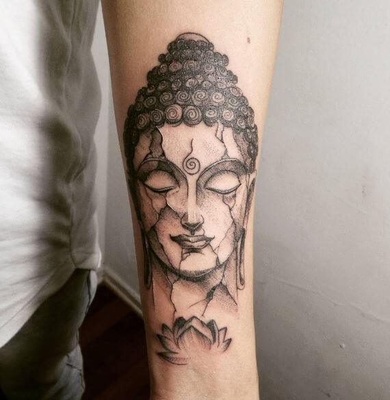 Buddha Tattoo On Arm 37