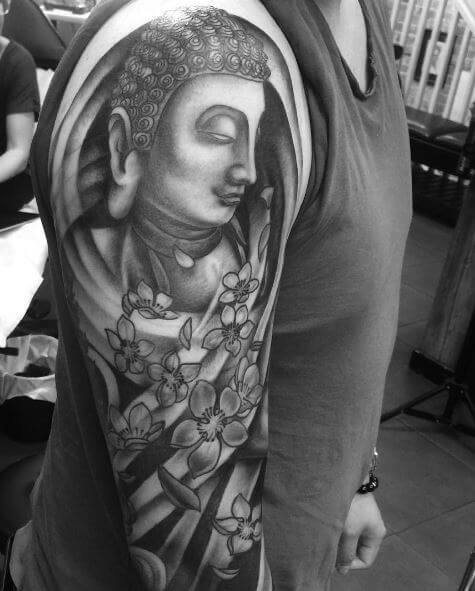 Buddha Tattoo On Arm 40