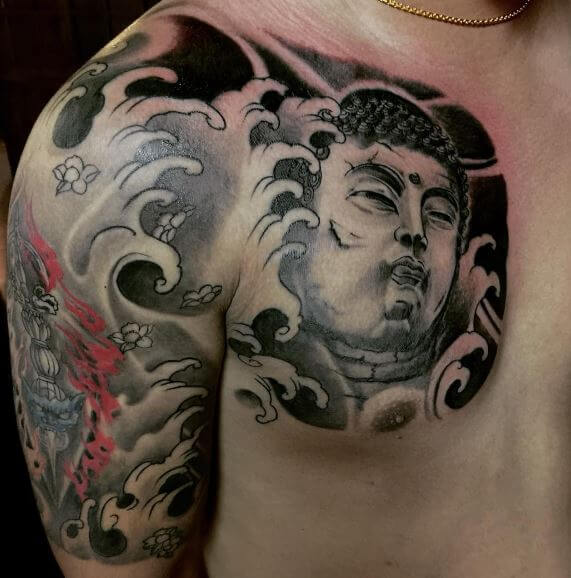 Buddha Tattoo On Arm 7