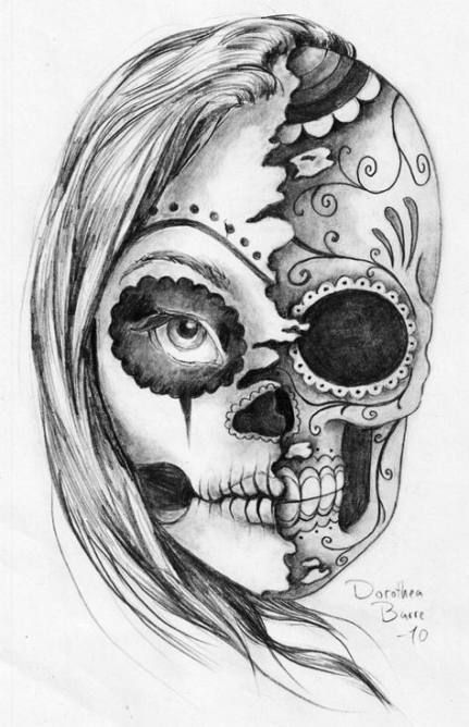 Sugar Skull Tattoo Designs (138)