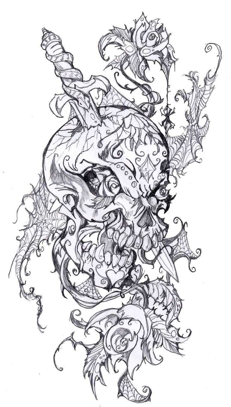 Sugar Skull Tattoo Designs (192)