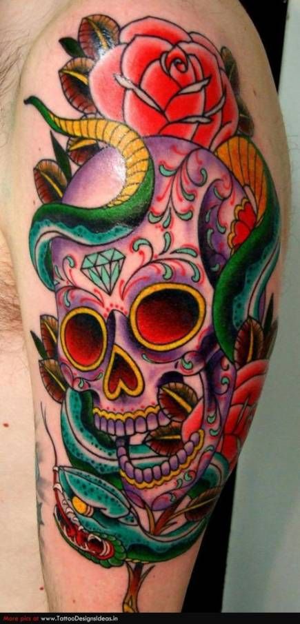 Sugar Skull Tattoo Designs (226)