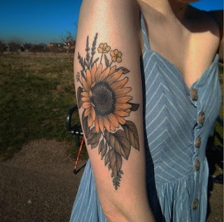 Sunflower Tattoo Designs Pictures (100)