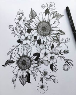 Sunflower Tattoo Designs Pictures (123)