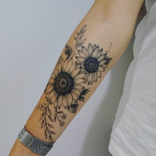 Sunflower Tattoo Designs Pictures (15)