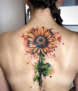 Sunflower Tattoo Designs Pictures (150)