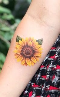 Sunflower Tattoo Designs Pictures (20)