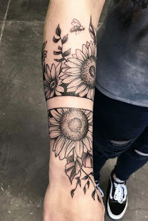 Sunflower Tattoo Designs Pictures (22)