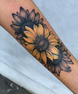 Sunflower Tattoo Designs Pictures (70)