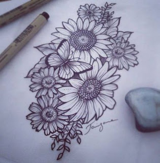 Sunflower Tattoo Designs Pictures (84)