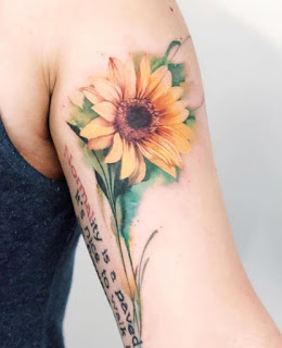 Sunflower Tattoo Designs Pictures (89)