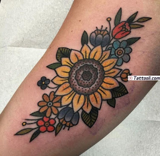 Sunflower Tattoo Designs Pictures (9)