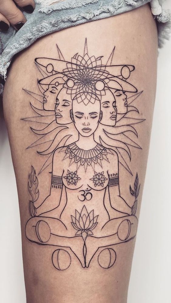 Buddism Tattoos (24)